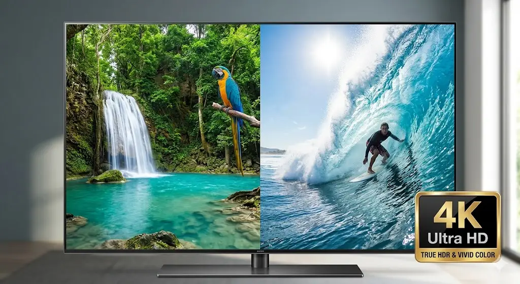 Smart IPTV app på TV skärm