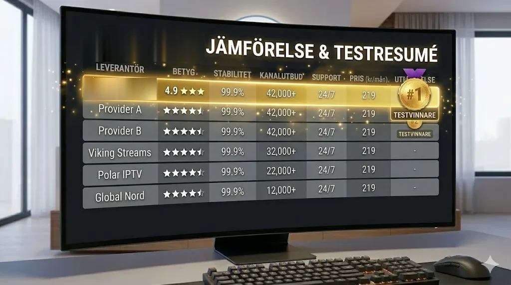 IPTV bäst i test oberoende utvärdering