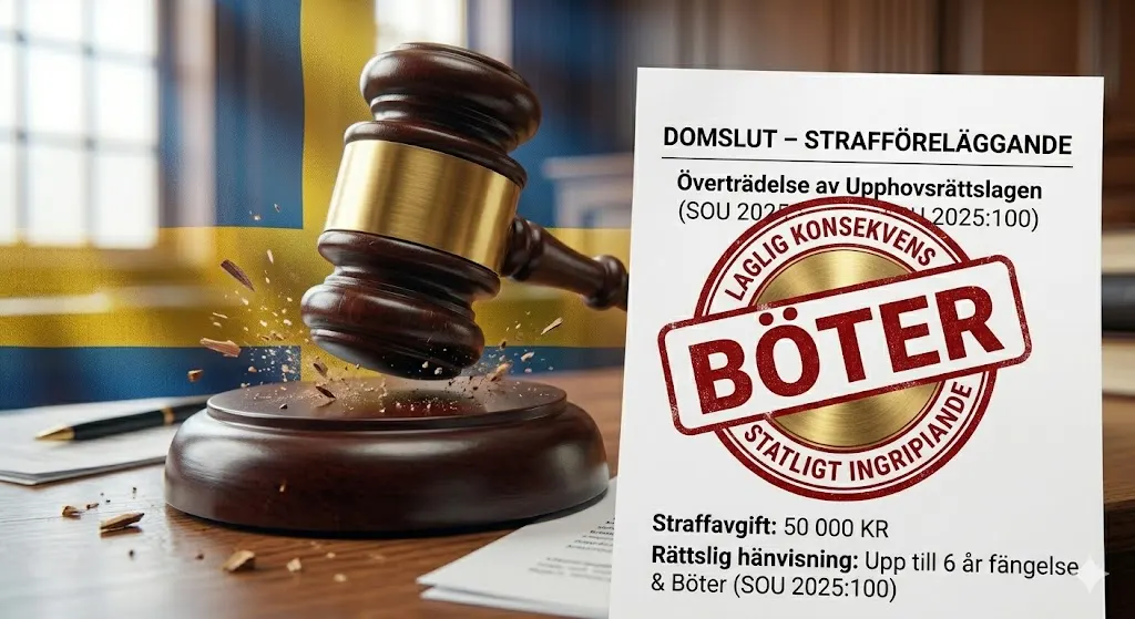 IPTV böter i Sverige fakta och juridik