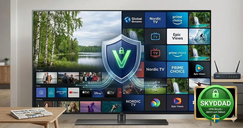 IPTV med VPN kryptering och nätsäkerhet